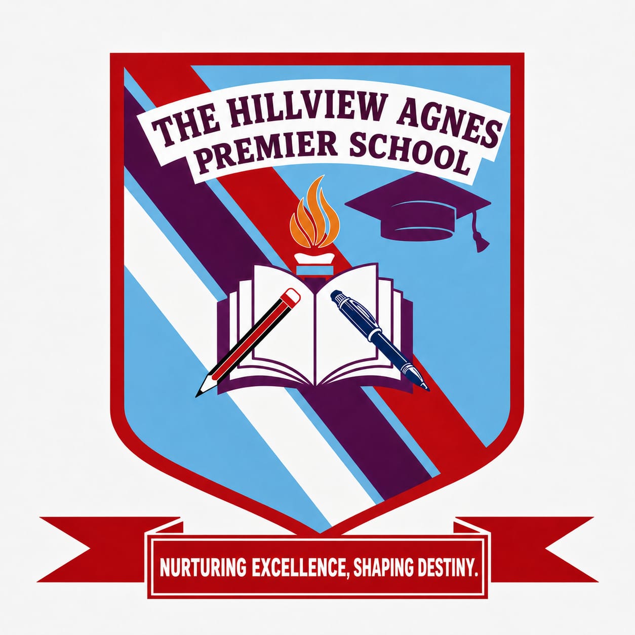 THE HILLVIEW AGNES PREMIER SCHOOL logo